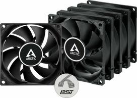 Arctic F8 PWM PST 80mm Ventiliatorius 5 vnt Juodas (Black)