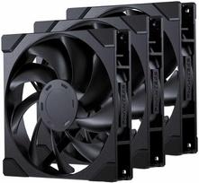 Phanteks M25 Gen2 140 mm PWM Ventiliatorius, 3 vnt. Juodas (Black)