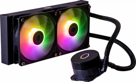 vandens ausintuvas - Cooler Master MasterLiquid 240L Core ARGB Juodas (Black) - 1 nuotrauka