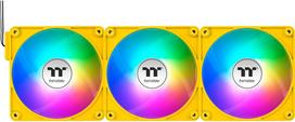 Thermaltake CT140 EX ARGB Sync 140 mm Geltona (Yellow) Ventiliatorius 3 vnt.