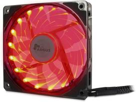 korpuso ventiliatoriai argb - Inter-Tech Argus L-12025 Aura RGB 120 mm Juodas/Permatomas (Black/Transparent) Ventiliatorius - 1 nuotrauka