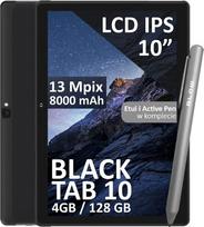 plansete 128gb - BLOW BlackTAB10 10" 4GB/128GB 4G LTE Juoda (Black) - 1 nuotrauka