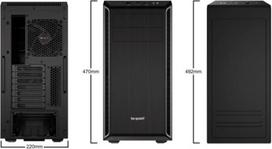 be quiet! pure base - be quiet! Pure Base 600, silver, ATX, M-ATX, mini-ITX case - 7 nuotrauka