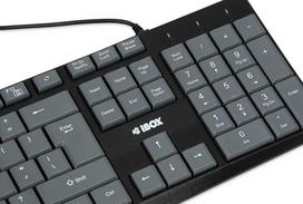 eriuku - iBOX Eris USB Klaviatūra, Pilka/Juoda (Gray/Black) - 1 nuotrauka