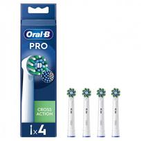 Oral-B Cross Action EB50, 4 vnt. Balta (White)
