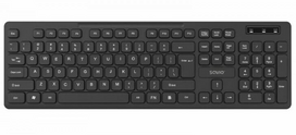 biurai - Savio KB-02 Belaidė Klaviatūra Namams/Biurui USB QWERTY Juoda (Black) - 1 nuotrauka