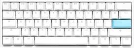 Ducky One 2 Pro Mini Baltas (White) Klaviatūra Žaidimams, RGB LED - Gateron Geltona