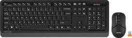 belaide pelyte su klaviatura - A4Tech Fstylet FG1012 Belaidė Klaviatūra ir Pelė, Juoda (Black) - 1 nuotrauka
