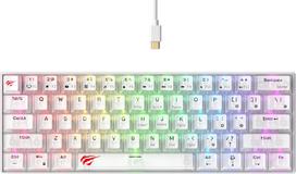 Havit KB903L Žaidimų Klaviatūra, Skaidri Balta (Transparent White)