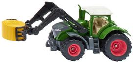 modeliukai traktoriai fendt - SIKU Fendt traktorius su šieno keltuvu, žalia (Green) - 1 nuotrauka