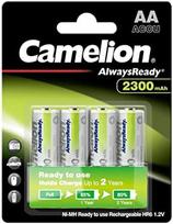Camelion AlwaysReady Ni-MH R06 AA, 2300 mAh, 4-pack