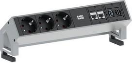 ilgintuvas 1.5 - Bachmann Desk2  3x Power Socket Outlets 902.502 - 1 nuotrauka