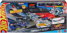 lenktyniu trasos - Mattel Hot Wheels F-1 Racing Grand Prix trasos rinkinys, JDY16 - 1 nuotrauka