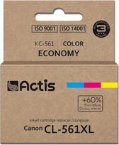 Actis KC-561 Canon rašalo kasetė, pakaitalas Canon CL-561XL; 18 ml; Mėlyna (Cyan), Purpurinė (Magenta), Geltona (Yellow)