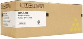 lazeriniu spausdintuvu kasetes - Ricoh 407635 Geltona (Yellow) - 1 nuotrauka
