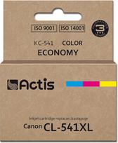 actas - Actis KC-541 rašalo kasetė Canon CL-541XL, Mėlynas (Blue), Geltonas (Yellow), Raudonas (Red) - 1 nuotrauka