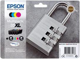 Epson C13T35964010 Multipack 35XL, Juoda (Black), Žydra (Cyan), Purpurinė (Magenta), Geltona (Yellow)