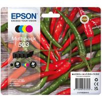 Epson 503 Multipack 4 vnt Juodas (Black), Žydras (Cyan), Rausvai raudonas (Magenta), Geltonas (Yellow)