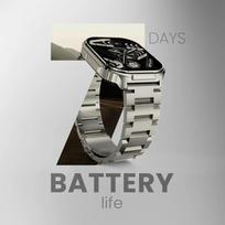 laikrodis sidabrines - HiFuture Ultra3 Pro 46mm Sidabrinis (Silver) - 1 nuotrauka