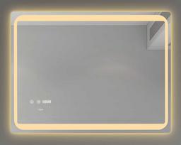 Veidrodis 45631 LED, su funkcija nuo rasojimo, laikrodžiu ir termometru (Smart)