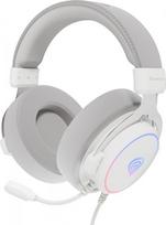 usb ausine - Genesis Neon 764 RGB Balta (White) - 1 nuotrauka