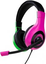 ausines rozines - Nacon BigBen Stereo Gaming Headset V1 Rožinė/Žalia (Pink/Green) - 1 nuotrauka