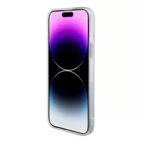 apple iphone 1 - Guess "Hardcase IML Iridescent MagSafe iPhone 15" Pink - 5 nuotrauka