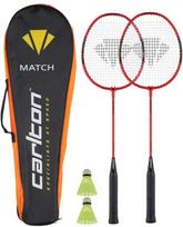 badmintono rakete - Rinkinys Dunlop Match Badminton Set Black/Red - 1 nuotrauka