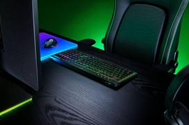 razer huntsman - Razer BlackWidow V4 Low-profile HyperSpeed, Geltona (Yellow) Klaviatūra Žaidimams Wireless, US - 2 nuotrauka