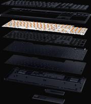 razer huntsman - Razer BlackWidow V4 Low-profile HyperSpeed, Geltona (Yellow) Klaviatūra Žaidimams Wireless, US - 4 nuotrauka