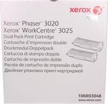 xerox 3020 toner - Xerox Phaser 3020/WorkCentre 3025 doublepack print cartridge 2x1500 pgs - Atgauk 2% - 1 nuotrauka