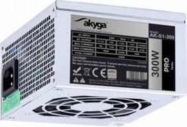 300w psu - Akyga AK-S1-300 300W SFX Maitinimo blokas (Silver) - 1 nuotrauka