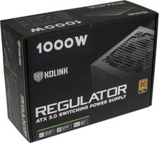 psu 1000w - Kolink Regulator KL-R1000FG 1000W 80 PLUS Gold ATX 3.0 PCIe 5.0 Modulinis - 1 nuotrauka