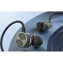 laidines ausines 3,5mm - Joyroom JR-EW03 laidinės ausinės, pusiau į ausį (sidabrinės) - 1 nuotrauka