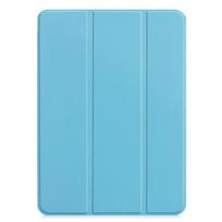 deklas m10 lenovo - iLike "Tri-Fold Eco-Leather Stand Case Lenovo M10 Plus" Sky Blue - 1 nuotrauka