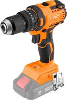 smuginis suktuvas akumuliatorinis - Neo Tools 04-619, 18V, bešepetėlinis smūginis gręžtuvas, 13mm griebtuvas, kompaktiškas, be akumuliatoriaus ir kroviklio - 1 nuotrauka