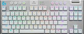 Logitech G915 X LIGHTSPEED TKL GL Tactile, balta (White)
