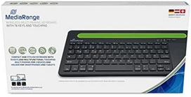 MediaRange MROS131 Belaidė Klaviatūra QWERTZ Vokiečių (Juoda/Žalia)