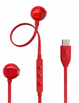 jbl - JBL Tune 305C Type-C Red (Raudonos) - 1 nuotrauka