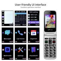 mygtukinis telefonas artfone - Artfone C10 Black (Juodas) - 2 nuotrauka