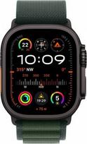 ismanusis laikrodis 4g lte - Apple Watch Ultra 2 GPS + Cellular 49mm Black Titanium Case with Dark Green Alpine Loop - Medium - 2 nuotrauka