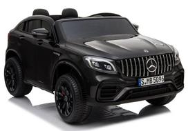 dazai juodi automobilio - Lean Cars Elektromobilis vaikams Mercedes GLC 63S, juodas (Black) - 1 nuotrauka