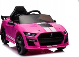 elektromobilis ford - Lean Cars Ford Mustang GT500 Shelby Rožinis (Pink) - 1 nuotrauka