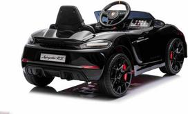 Porsche 718 Spyder RS Vaikiškas elektromobilis Juodas (Black)