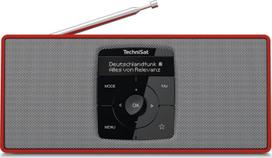 TechniSat DIGITRADIO 2S Raudona/Sidabrinė (Red/Silver)
