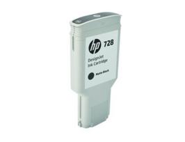 hp 300 kasete - HP 728 300-ml Matte Black | F9J68A - 1 nuotrauka