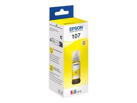 epson l8050 - EPSON 107 EcoTank Yellow Ink Bottle | C13T09B440 - 1 nuotrauka