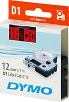 dymo d1 - Dymo label tape D1 12mmx7m, black/red | S0720570 - 1 nuotrauka
