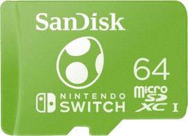 memory card 64gb - Atminties kortelė SanDisk Nintendo Switch Yoshi Edition 64GB MicroSDXC UHS-I Class 10 - 1 nuotrauka