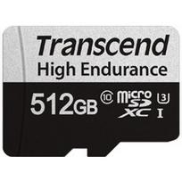 sd 512 card - Transcend USD350V 512GB microSDXC UHS-I Class 10 + SD Adapter - 1 nuotrauka